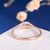  Pearl Antique Cluster Retro Art Deco Diamond Engagement Ring 