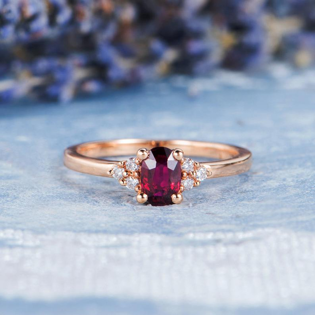 ruby engagement rings