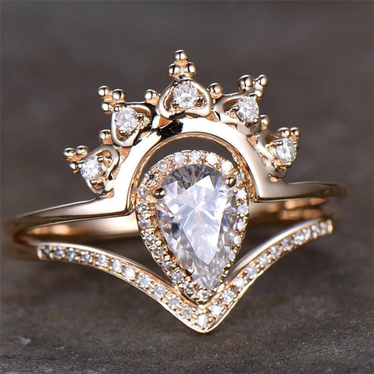 BALANCE. Classic Vintage Diamond Engagement Ring, Round Brilliant Cut  Diamond in Rex Crown Setting and Accent Stones. - Addy's Vintage