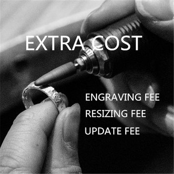 Extra cost, Engraving Cost, Update Fee