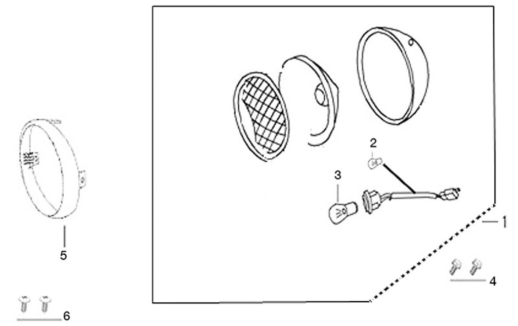 01-HEAD LIGHT ASSY -F-01-HS