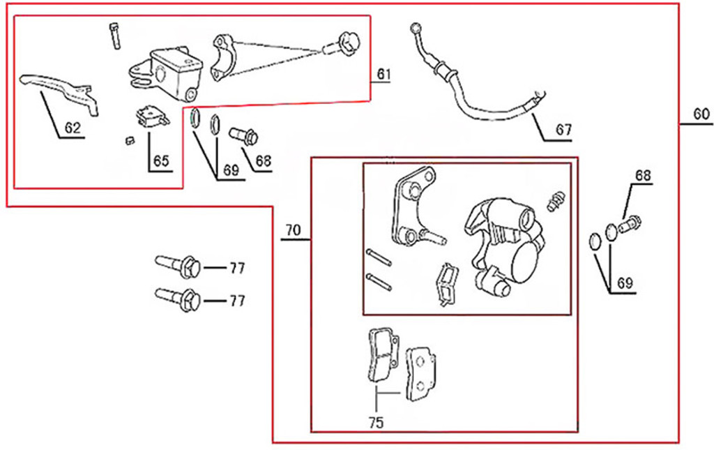 60-FR. BRAKE ASSEMBLY-F-04-HS