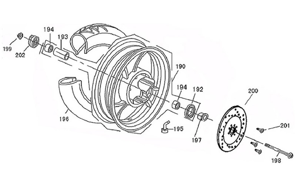 200-FR BRAKE ROTOR-F-07-HS