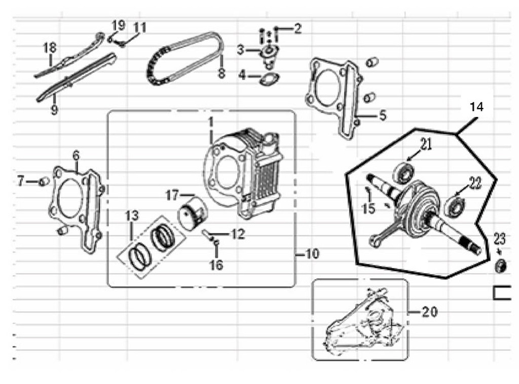 04-Chain Adjuster Gasket-E-02 CYLINDER-RS