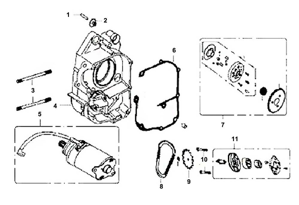 06 Center Crank Gasket