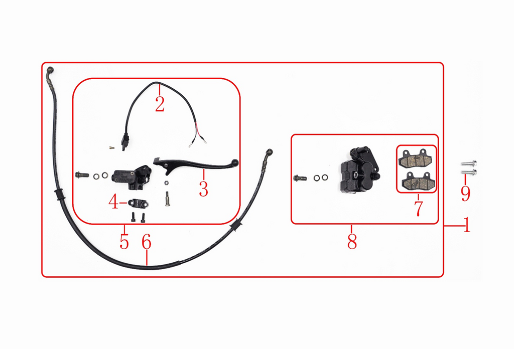 08 Front disc CALIPER  1.90.02.1000.107