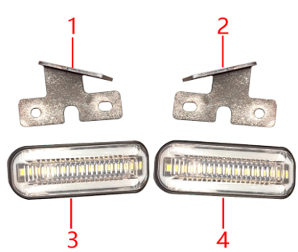 01 FRONT RIGHT TURN SIGNAL BRACKET  1.01.1000.61000010950000