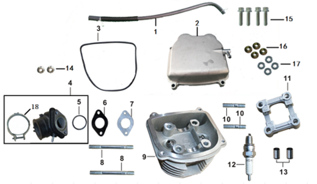 07- GASKET CARBURETOR 052QMI0-0500002A0