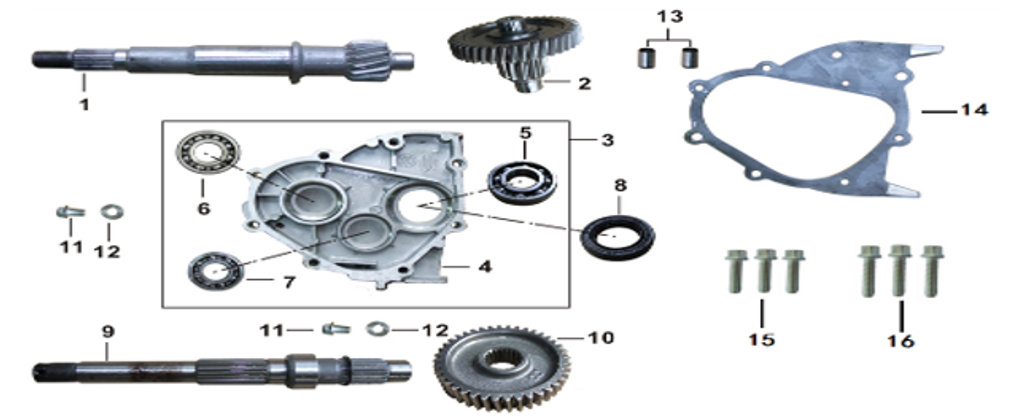 16 BOLT M6*35 GB05787-86-060350