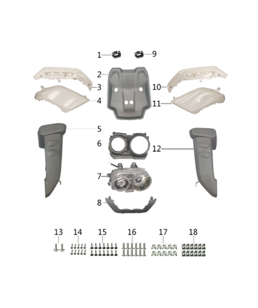 16 Cross recessed pan head screws (pan 14)M6*16 1.30.9A113-1060-01651X