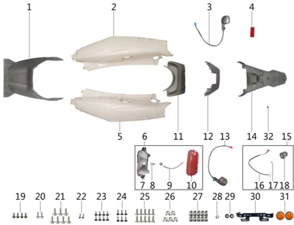 25 PHILLIPS pan head screws (pan 14)M6*16 1.30.9A113-1060-01651X