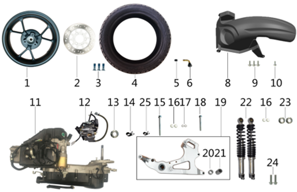 04 120/70-12-Vacuum Tyre-FarStar-P148 pattern 1.18.0000.10000180040101