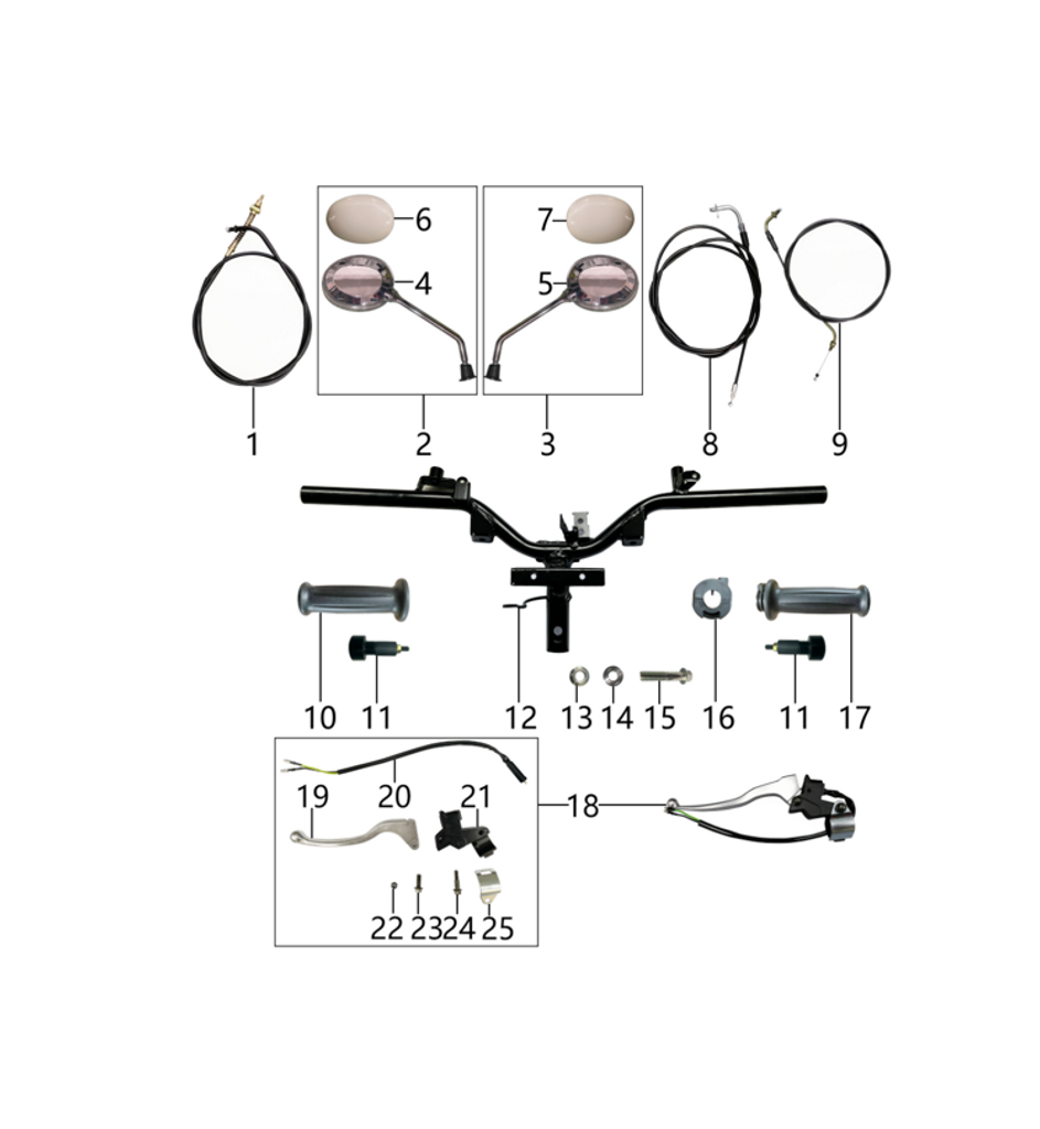 09 Throttle Cable 6.12.0003.60003120040022 