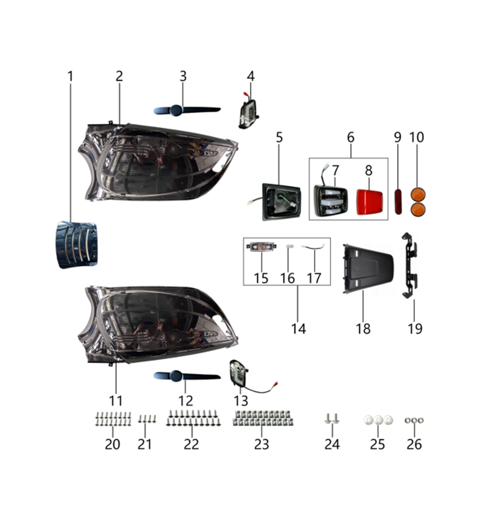 16 License Plate Bulb (5w) 1.90.03.3000.015