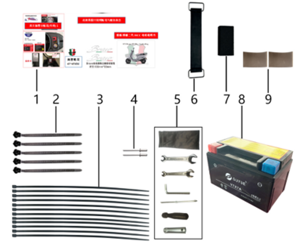 01 RETROSTAR STICKER BLACK 6.25.2080.62080250990070