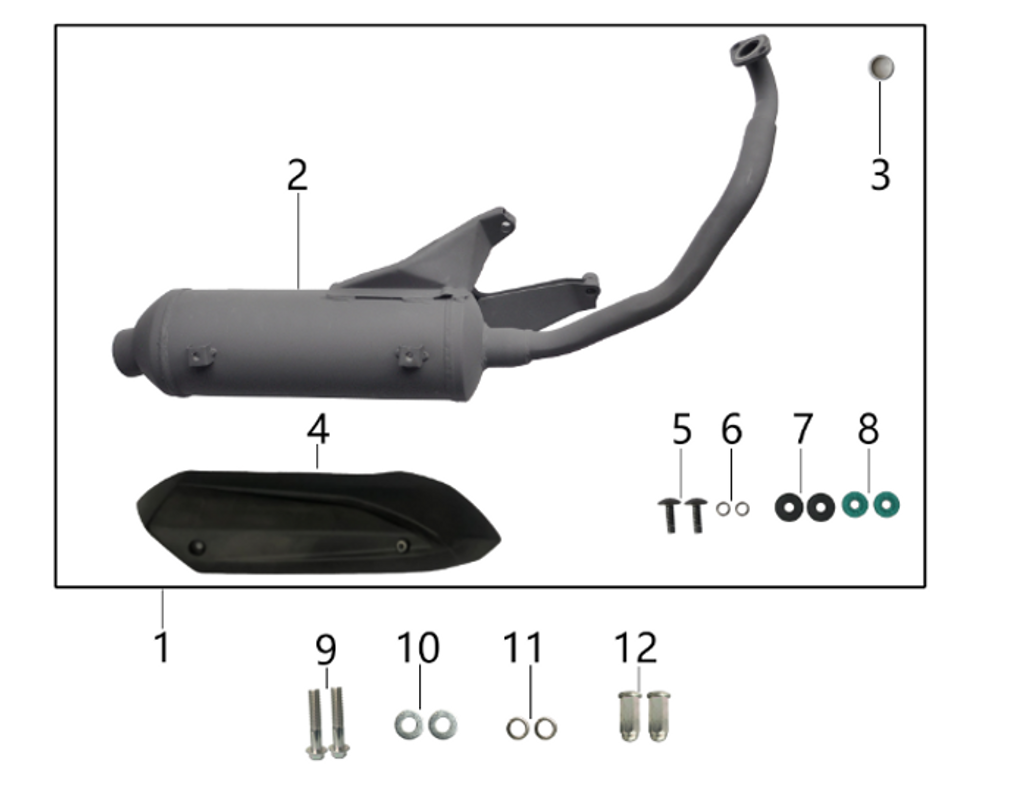 04 Muffler housing  6.16.0004.63550160120000 RCS 50