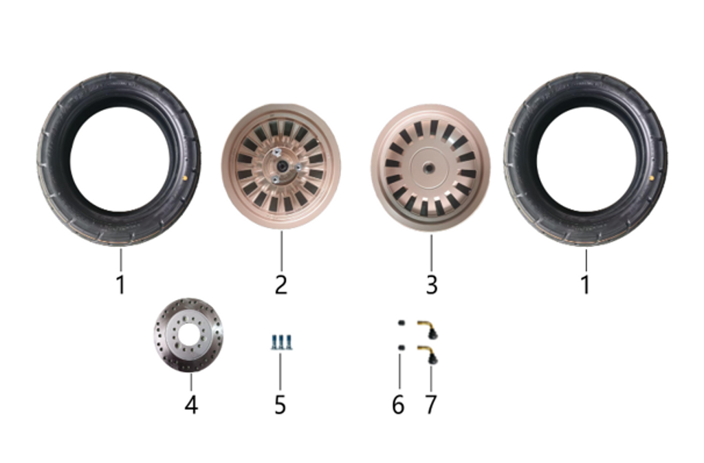 05 Hexagonal Bolt M8*25 (Front Disc Brake Disc Mounting Bolt)   1.22.03.067