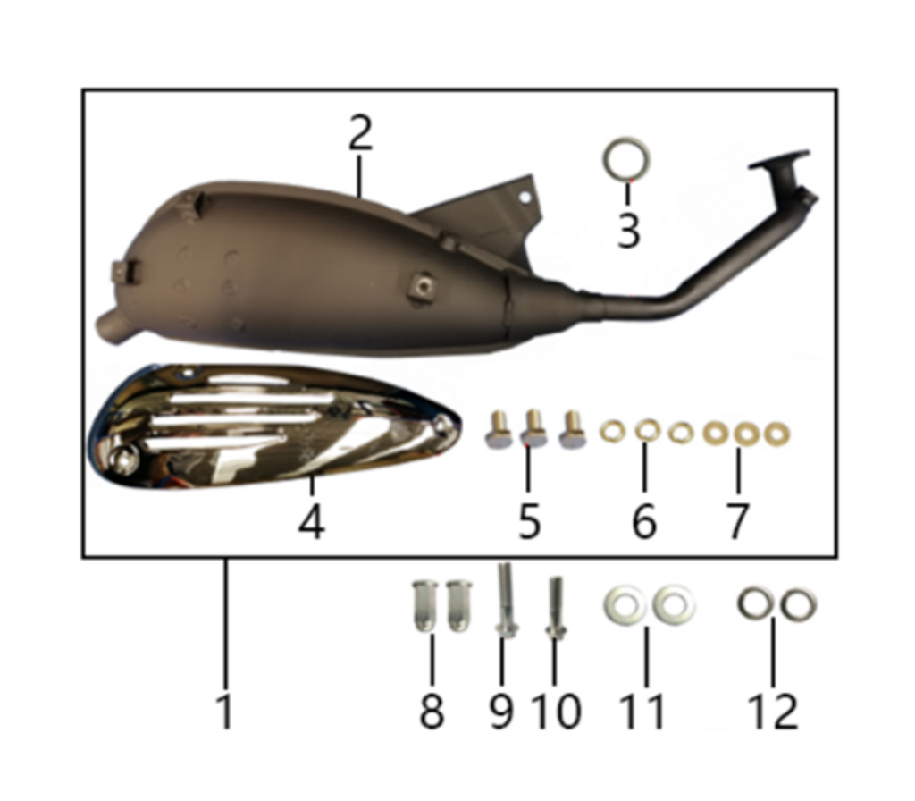 01 Muffler assembly JN.18000-J70-0000