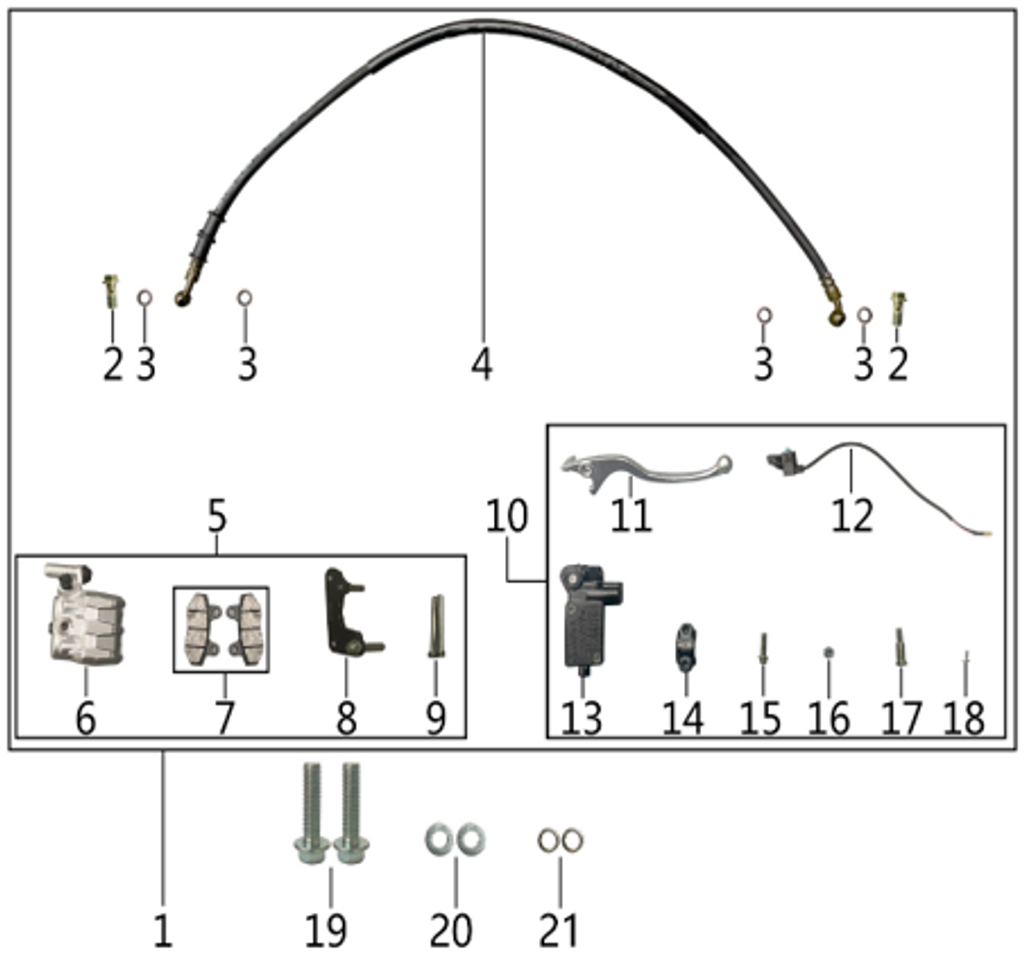 20 Flat pads φ8 1.30.B0009701080000K1X RTS 50