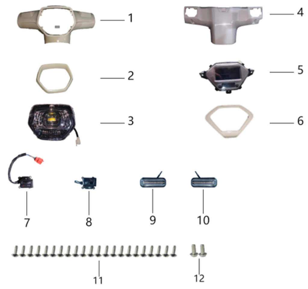 12 Phillips-slot pan-head screw and flat washer combination M5 ×12 1.30.B090741005001221X MOD 150