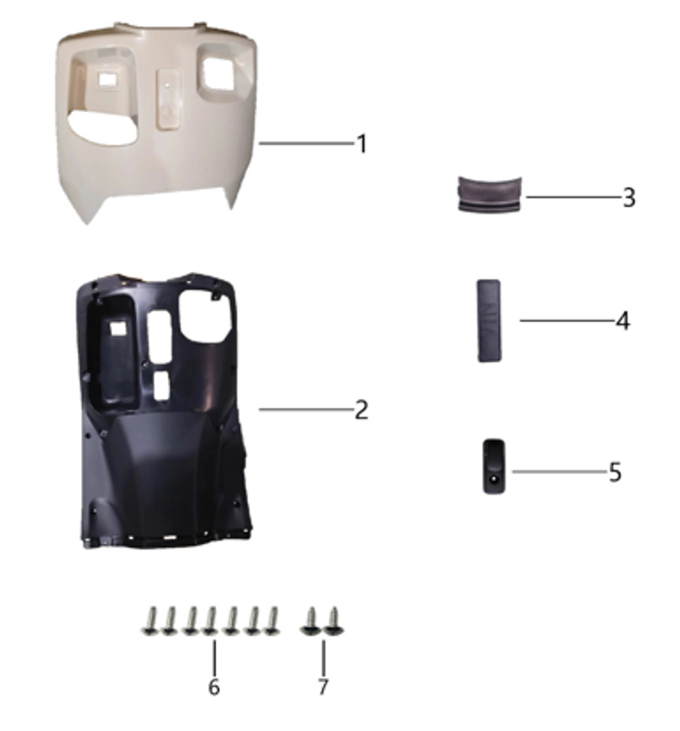 01 Toolbox Shroud - Gloss Black JN-029 3.04.4380.14380042900081 MOD 150