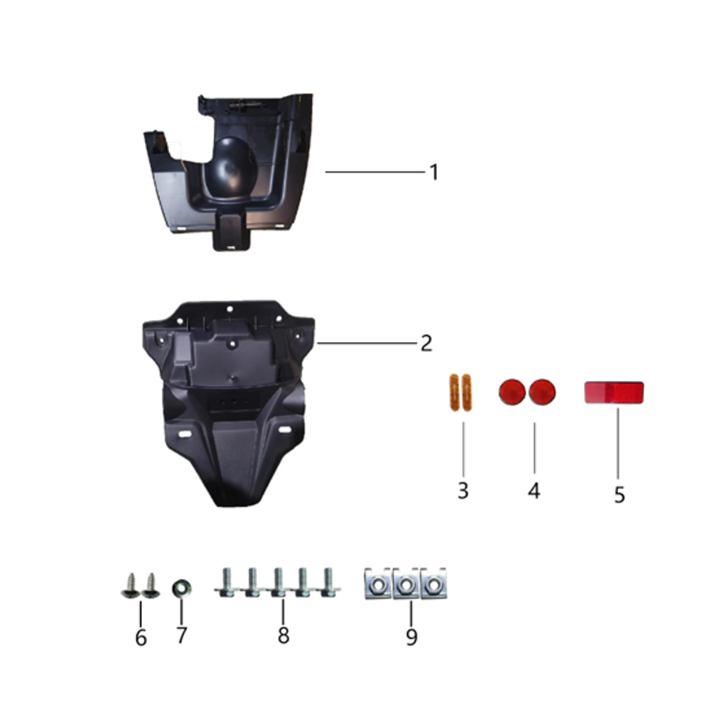 07 Hexagonal flange face nuts M6 1.30.B061770106000061X MOD 150