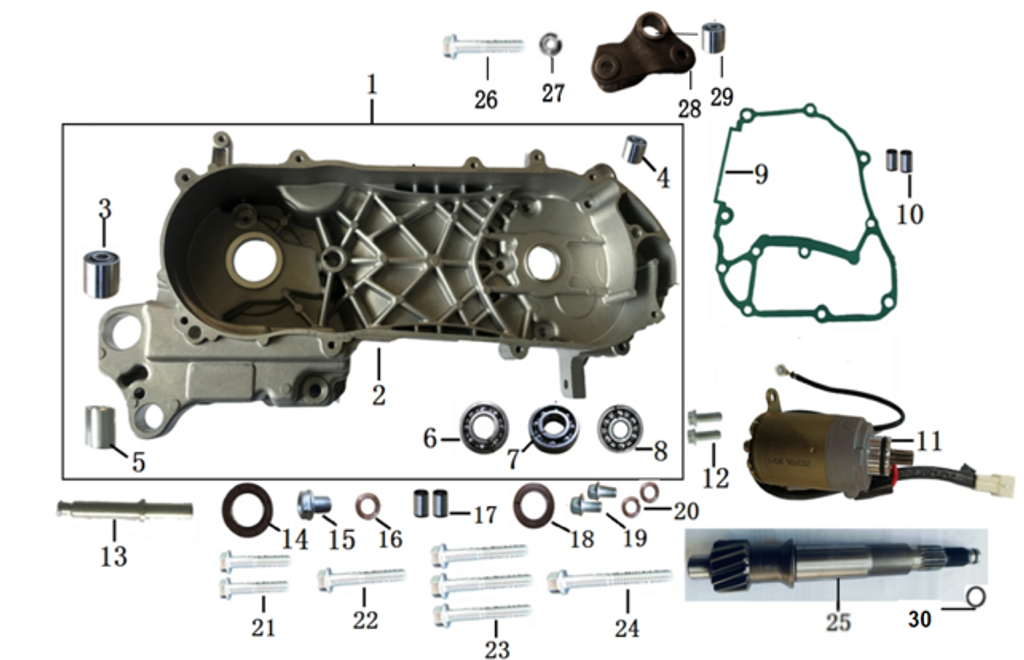 18 Oil seal (20×32×6) GB15326-94-032064 NTS 200i