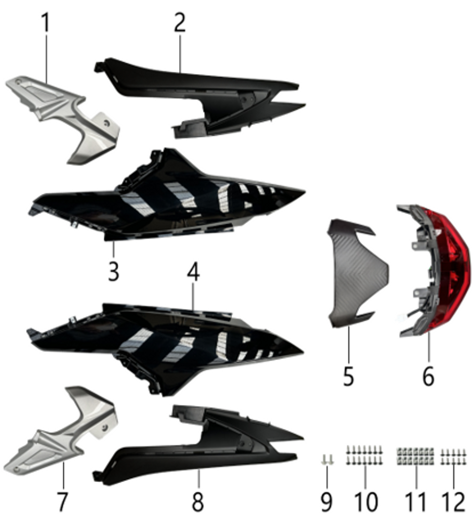 09 Hex Head Bolt and Flat Washer Combination M6×16 EACH 1.30.B090741406001671X NTS 200i