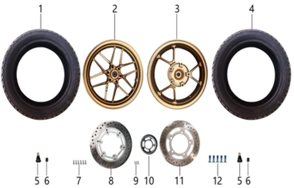 01 FRONT Tire-100/80-14 1.18.0000.10000180040145 NTS 200i