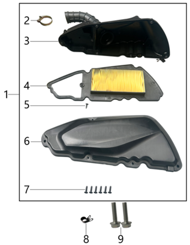 04 Air filter element 1.90.07.3999.103 NTS 200i