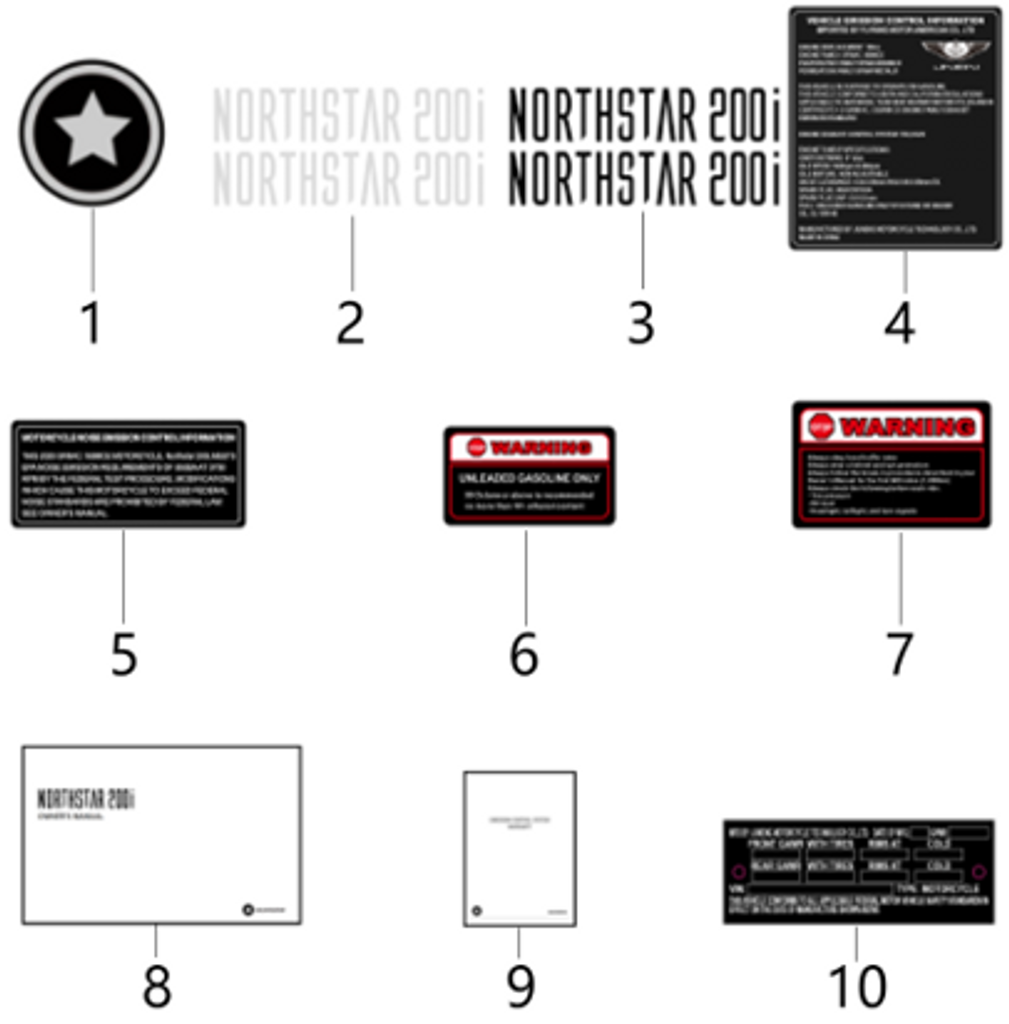 01 Front Panel Decal 6.25.2080.62080240172000 NTS 200i