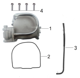 03 Cylinder head return hose assembly (EPA) 052QMI0-0101100B1 RCS 50