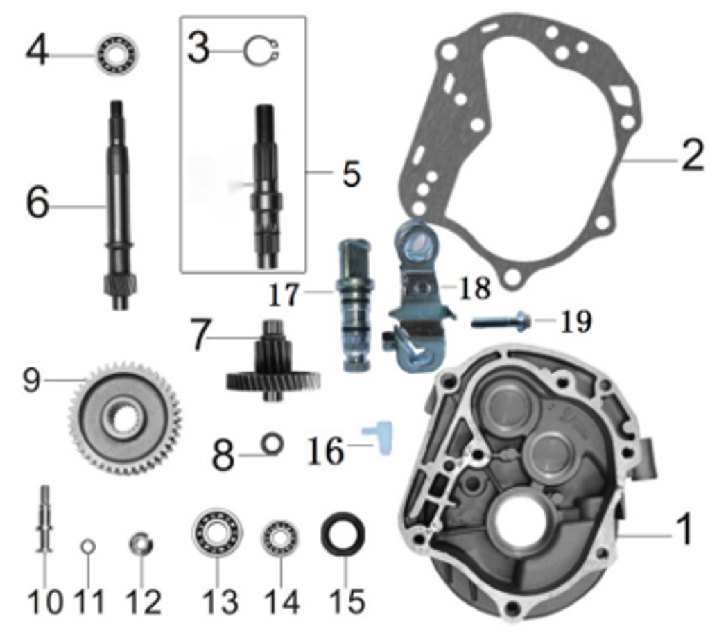 07 Countershaft comp 039QMB0-1003200A0 RCS 50