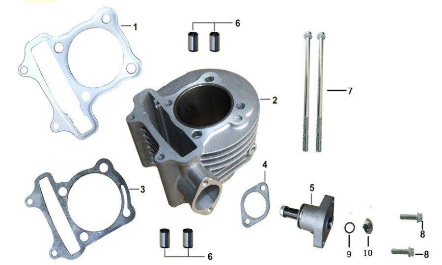 04 GASKET, CAM CHAIN TENSIONER 052QMI0-0404003A0