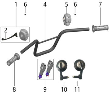 01 Left combination switch JN.72300-J74-0000