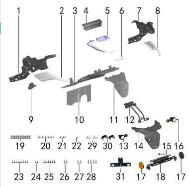29 Medium Hollow Bolt  JN.86110-J74-0100