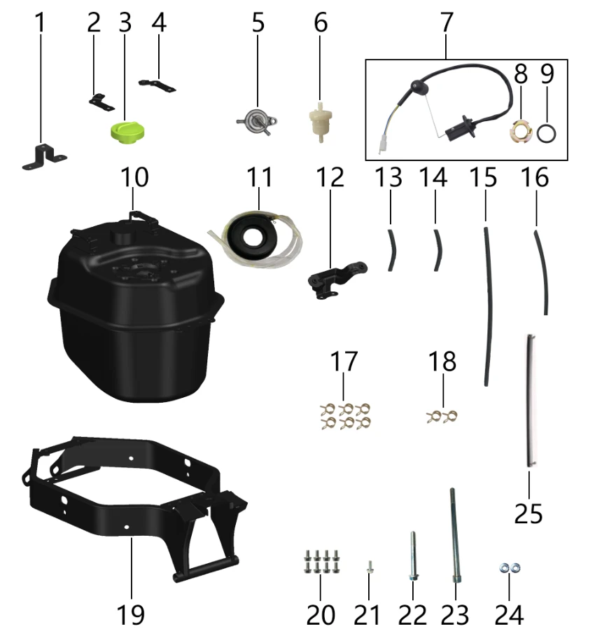 07 Fuel Level Sensor JN.87200-J74-0100