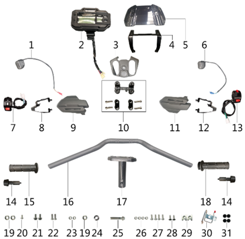 01 Front Left Turn Signal 1.10.3940.13940100180000