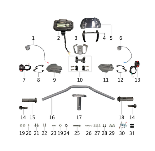 12 Front Right Turn Signal Bracket 1.01.3940.13940010950301