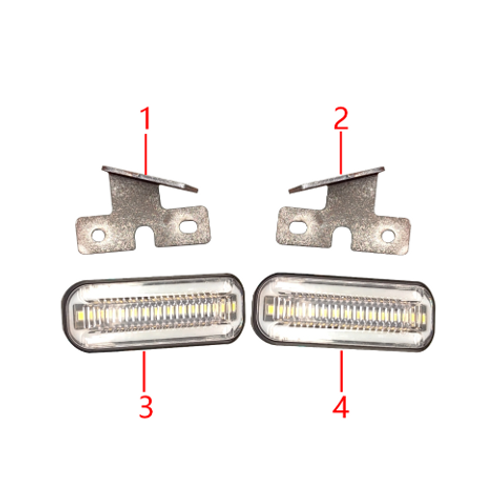 02 Front Left Turn Signal Bracket 6.01.2080.62080010970000
