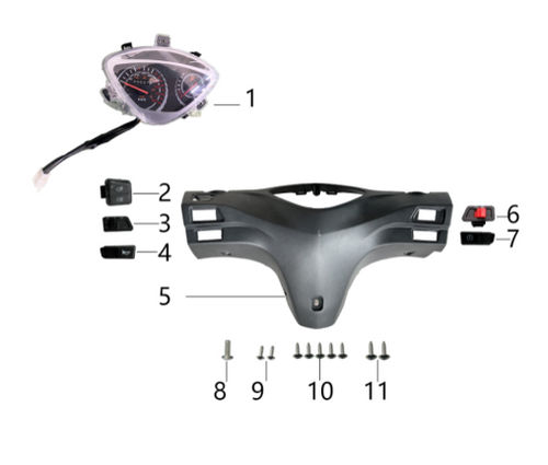 05- Instrument panel 1.06.1000.11000061181000 RCS 50