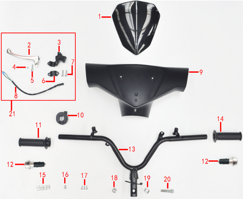 03- Position fixing handle seat 1.90.02.0010.003 RCS 50