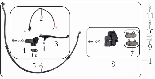09 Hexagonal Flange Bolt M8*30  1.30.B057890008003071X RCS 50