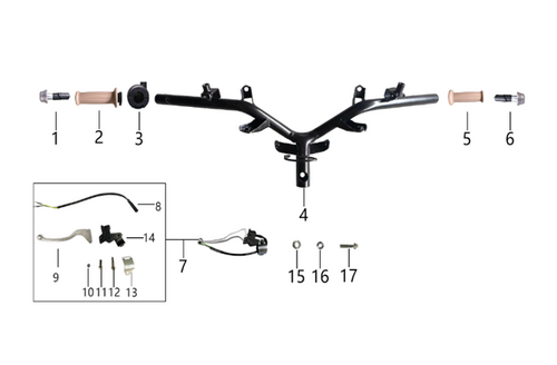 03 Throttle mount 1.09.0000.10010090250000