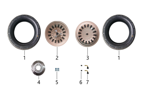 05 Hexagonal Bolt M8*25 (Front Disc Brake Disc Mounting Bolt)   1.22.03.067