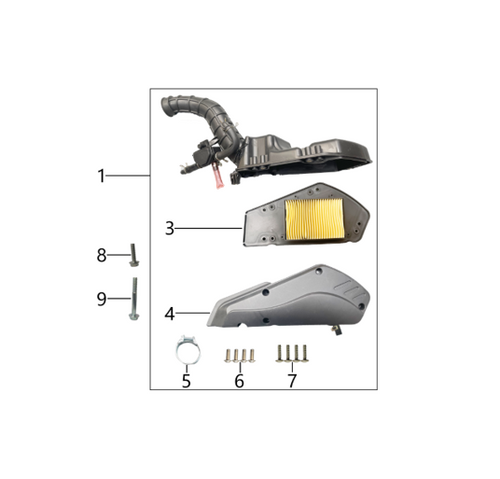 07 Air filter mounting screws 1.90.07.3770.012