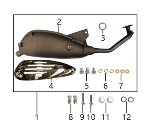 01 Muffler assembly JN.18000-J70-0000