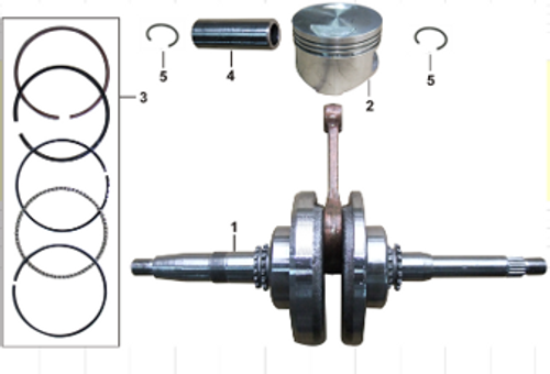 03 RING SET, PISTON 057QMJ0-120000011 MOD 150