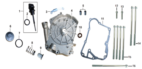 13 FLANGE BOLT M6 x35 GB05787-86-060350 MOD 150