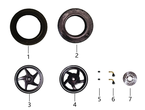 07 Front Disc Brake Discs 1.19.4380.14380190060000 MOD 150
